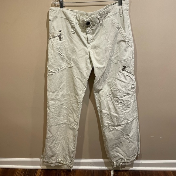 NWT Diesel Corduroy Cream Off White Oversized Carpenter Pants - Picture 1 of 11